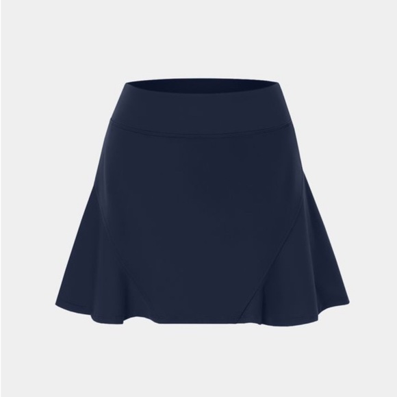 Halara Tennis Golf Skirt Hidden Pockets Navy Blue women’s Size Small - Picture 8 of 14